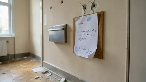 informacja dla sąsiadów o remoncie mieszkania